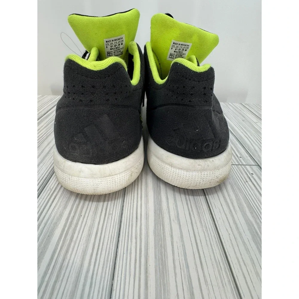 Adidas Men's Running Gym Mesh Shoes Sneakers Athletic Black Green & Black Size 9
